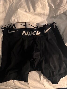 Nike Black Boxer Briefs with White Branded Waistband